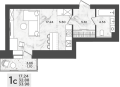 Студияая квартира в ЖК Дом на Анри, 33,98 м², 3 822 750руб. Жилой комплекс Дом на Анри