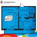 Двухкомнатная квартира в ЖК Мотовилихинsky, 47,7 м², 6 057 858руб. Жилой комплекс Мотовилихинsky
