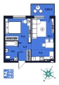 Двухкомнатная квартира в ЖК МЫ. Клубный пригород, 40,1 м², 4 771 900руб. 