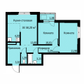 Трехкомнатная квартира в ЖК БЛИЖЕ, 58,2 м², 7 590 000руб. Жилой комплекс БЛИЖЕ