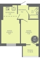 Двухкомнатная квартира в ЖК МИР, 38,4 м², 6 180 000руб. Жилой комплекс МИР