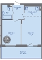 Двухкомнатная квартира в ЖК МИР, 40,9 м², 5 454 000руб. Жилой комплекс МИР