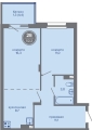 Двухкомнатная квартира в ЖК МИР, 52,2 м², 6 594 000руб. Жилой комплекс МИР