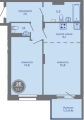 Двухкомнатная квартира в ЖК МИР, 53,2 м², 7 290 000руб. Жилой комплекс МИР