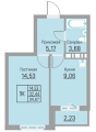 Однокомнатная квартира в ЖК БЛИЖЕ, 34,67 м², 4 683 100руб. Жилой комплекс БЛИЖЕ