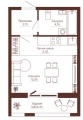 Студияая квартира в ЖК ЖК Три девятых, 27,71 м², 4 930 000руб. 