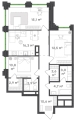 Трехкомнатная квартира в ЖК ЖК Городские кварталы Талан, 81,4 м², 15 954 400руб. 